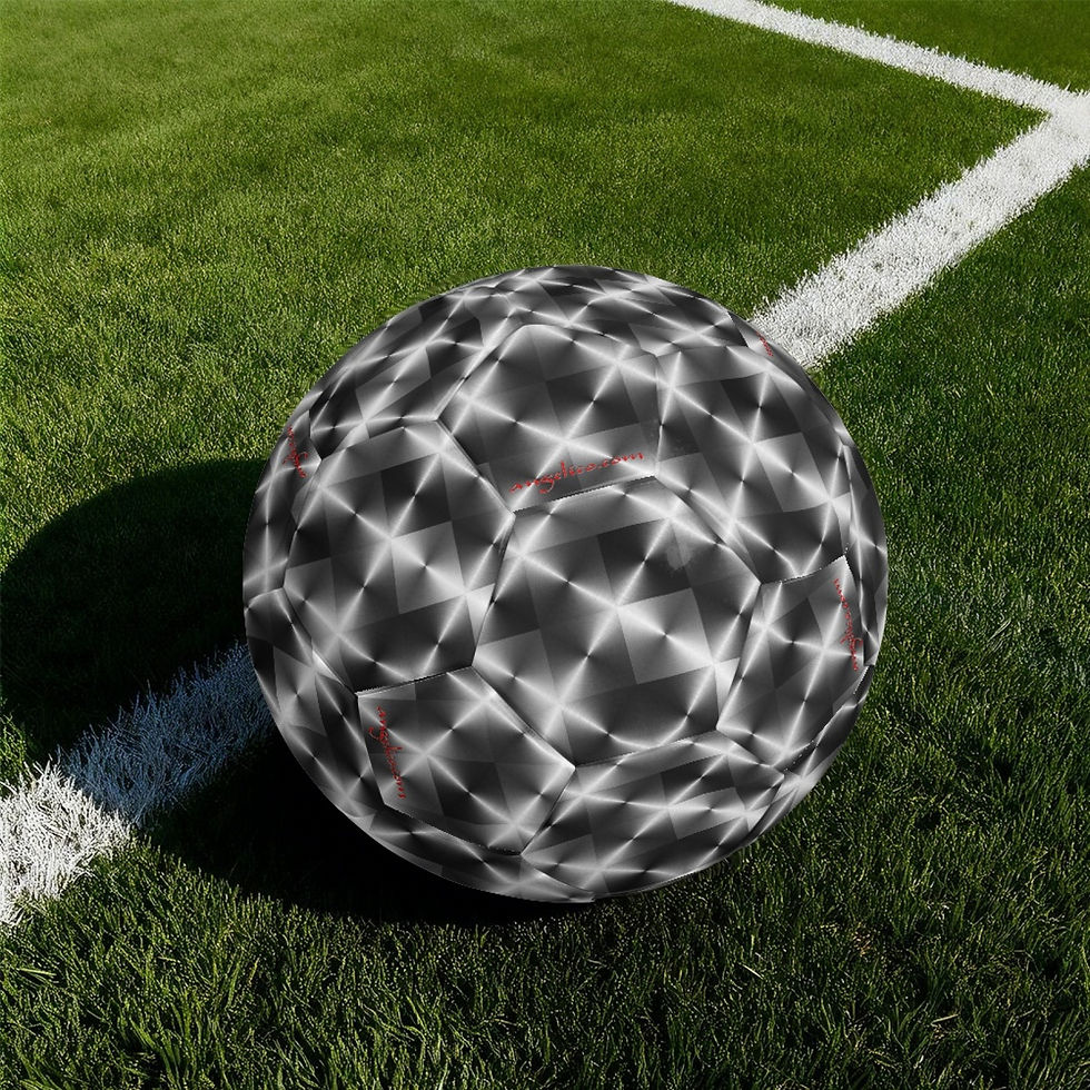Miniaturbild: Fussball Metall-Reflex grau