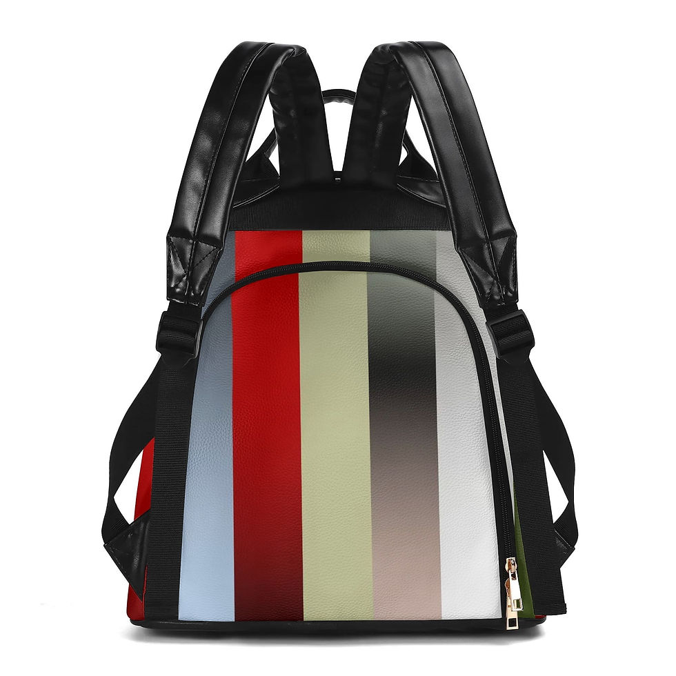 Rucksack Streifen dégradé rot