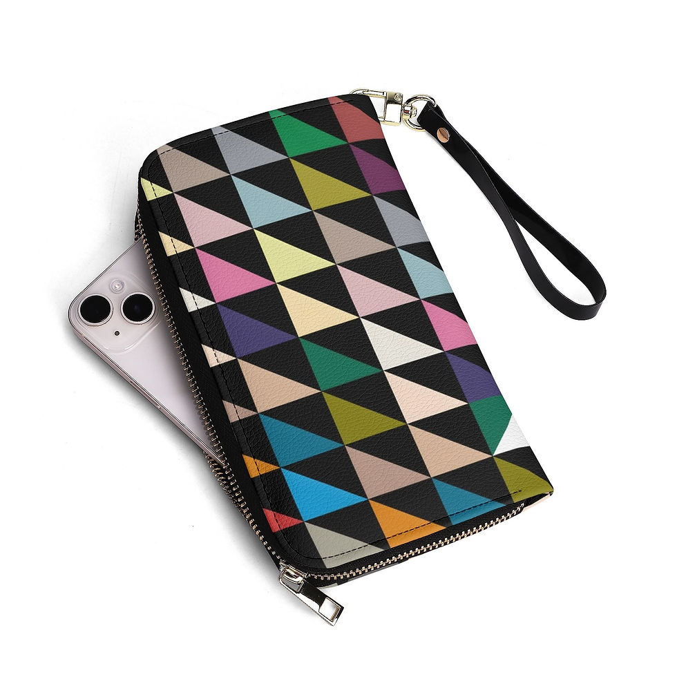 Miniaturbild: Brieftasche ZIP Triangel multicolor