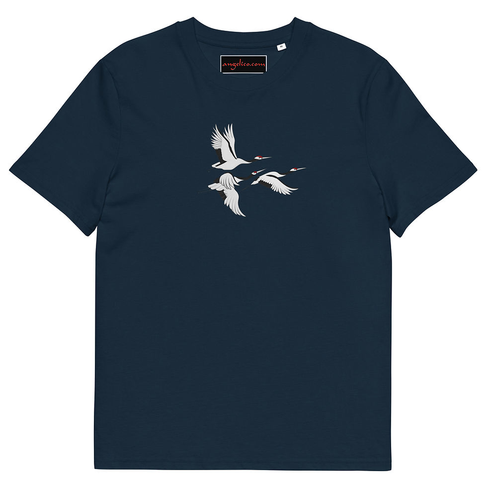 Miniaturbild: Bio-Baumwoll T-Shirt Kraniche