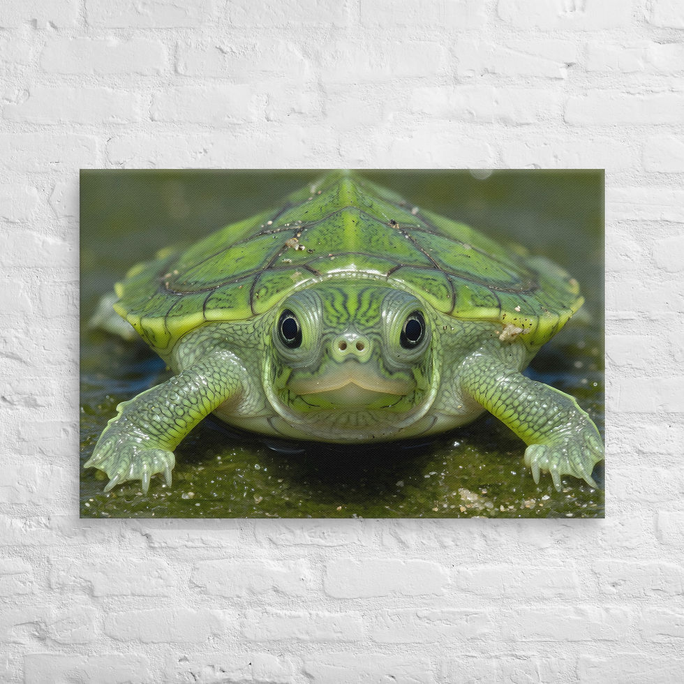 Wandbild Wasserschildkröte