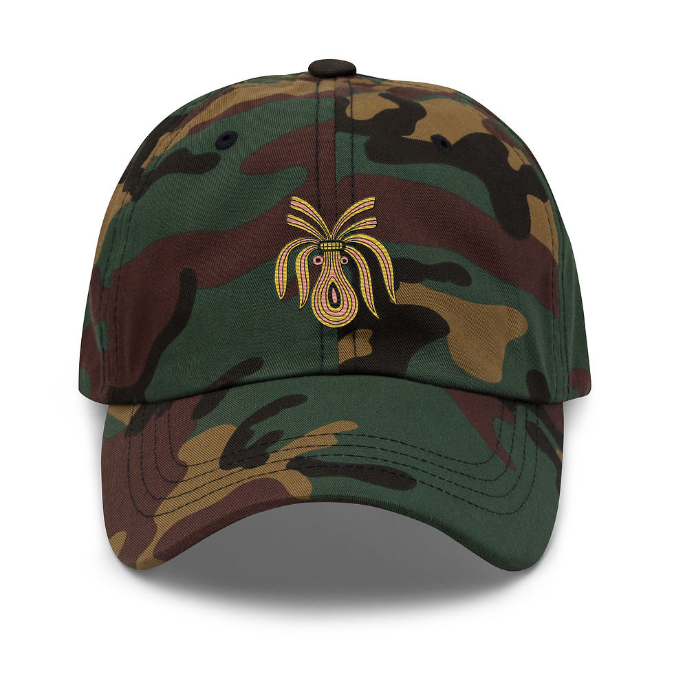 Miniaturbild: Baseball Cap Rapa Nui Tintenfisch
