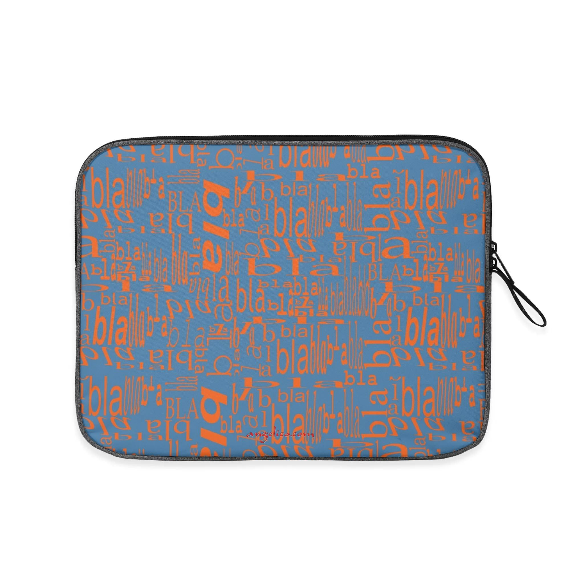 Laptop-Tablet Hülle blabla hellblau/orange