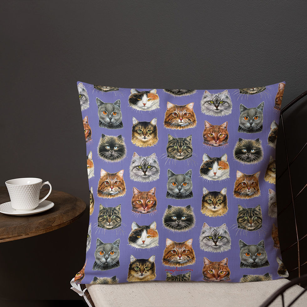 Miniaturbild: Deko-Kissen Katzen