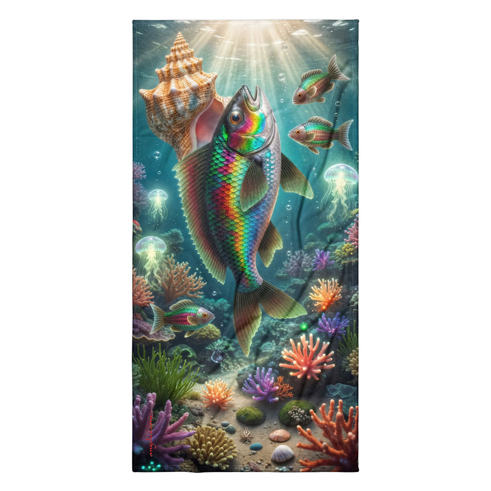 Strandtuch Fisch