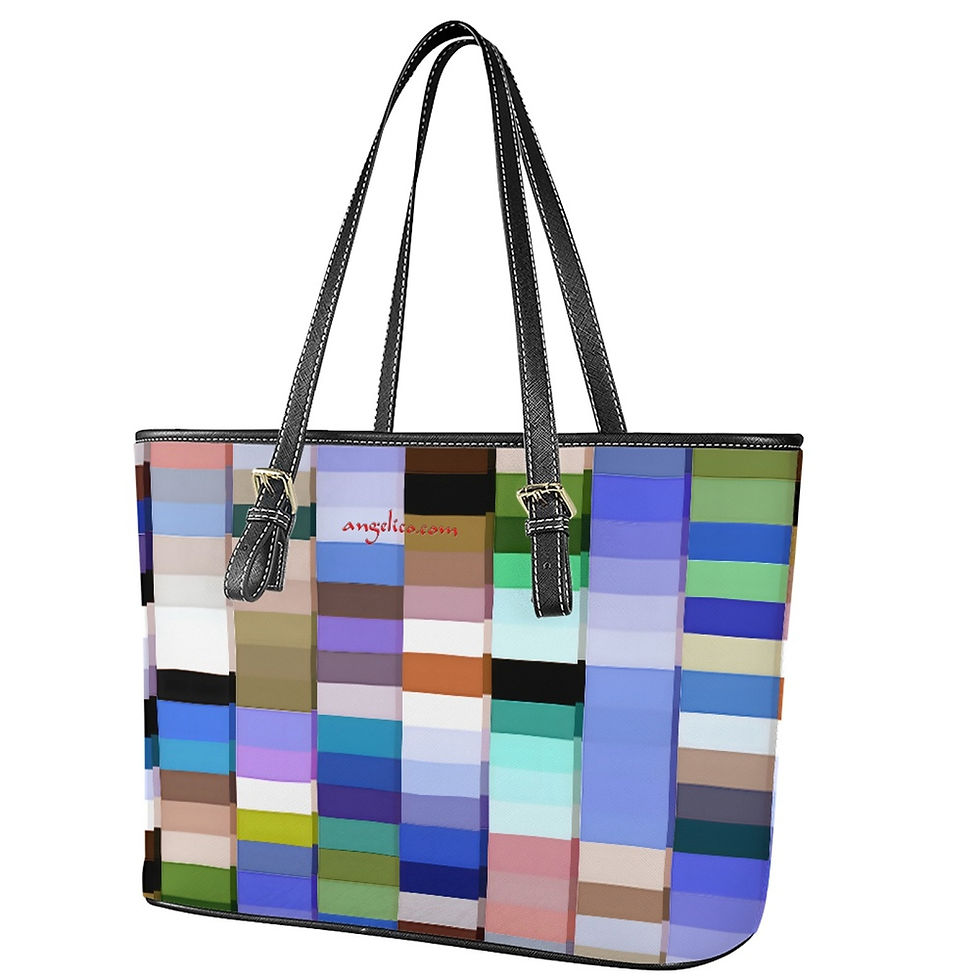 Shopper Kleine Farbfelder blau