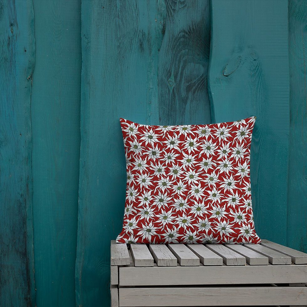 Thumbnail: Deco Cushion Edelweiss