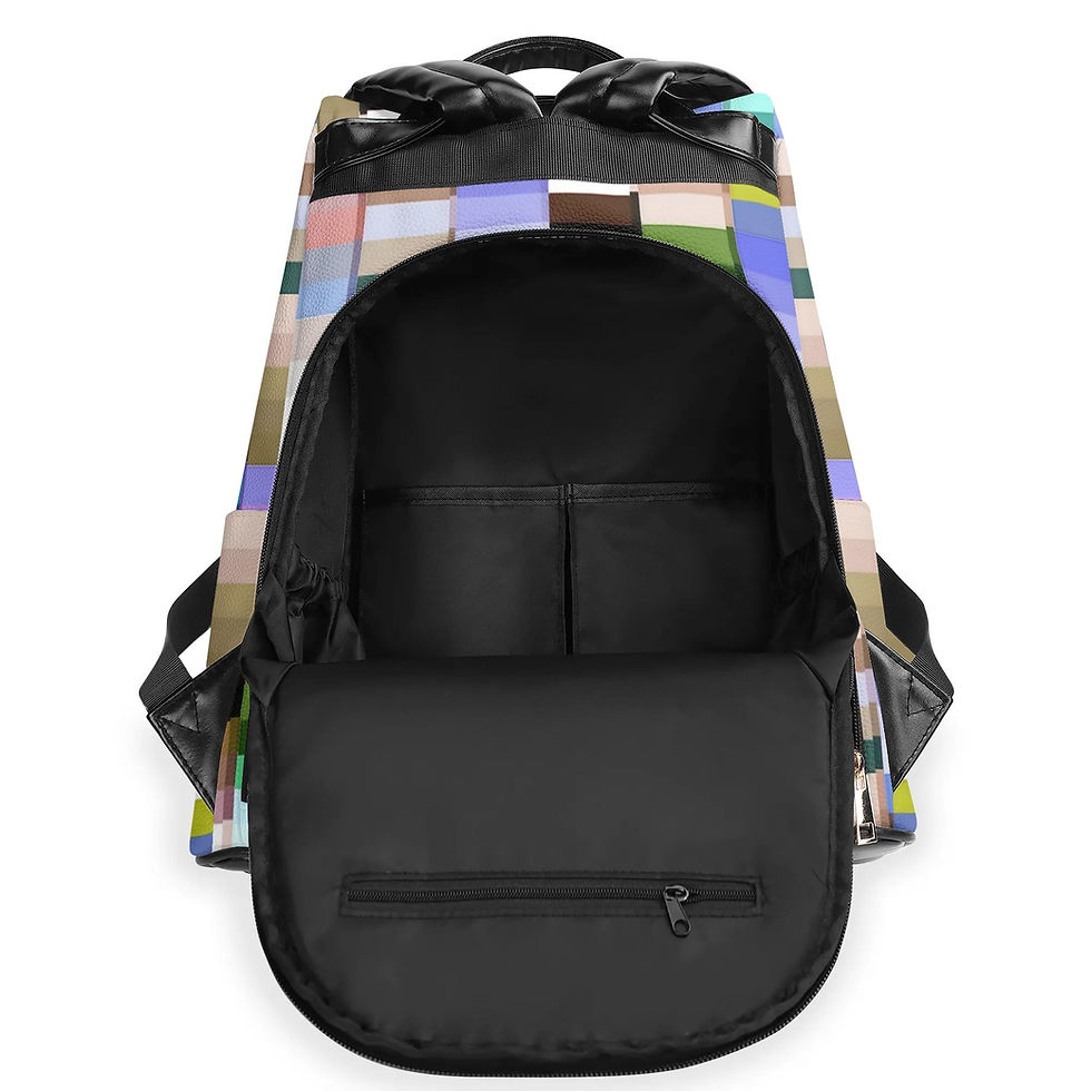 Miniaturbild: Rucksack Kleine Farbfelder blau