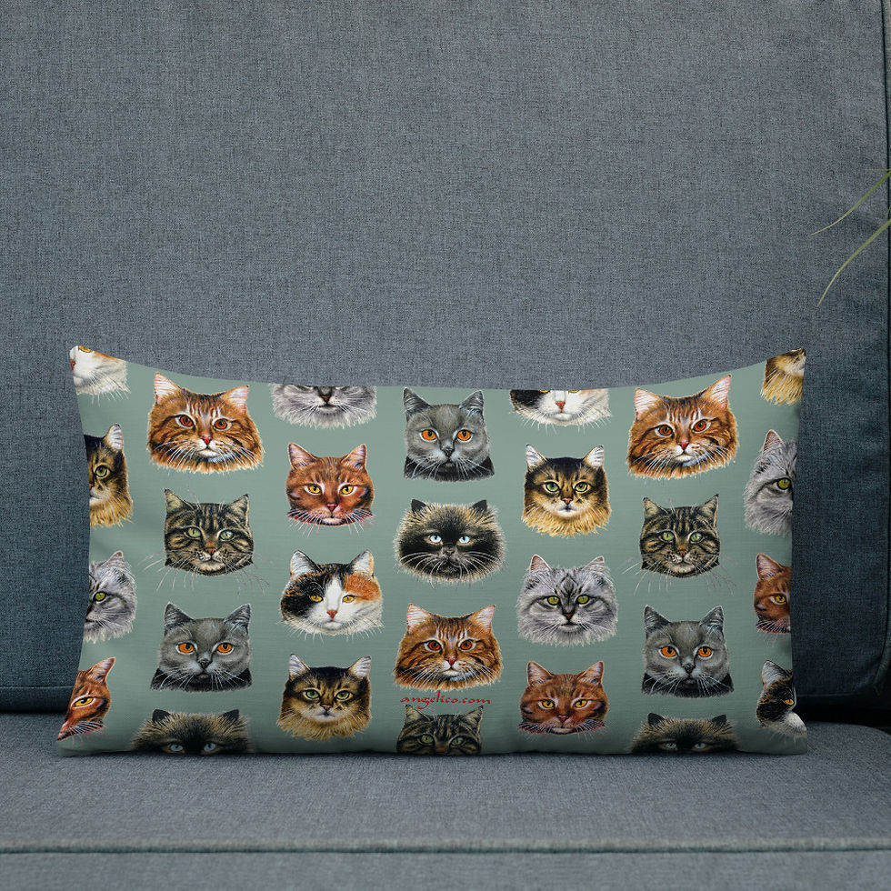 Miniaturbild: Deko-Kissen Katzen