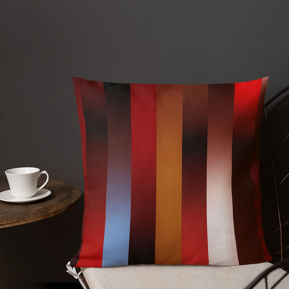Thumbnail: Deco Cushion Stripes dégradé