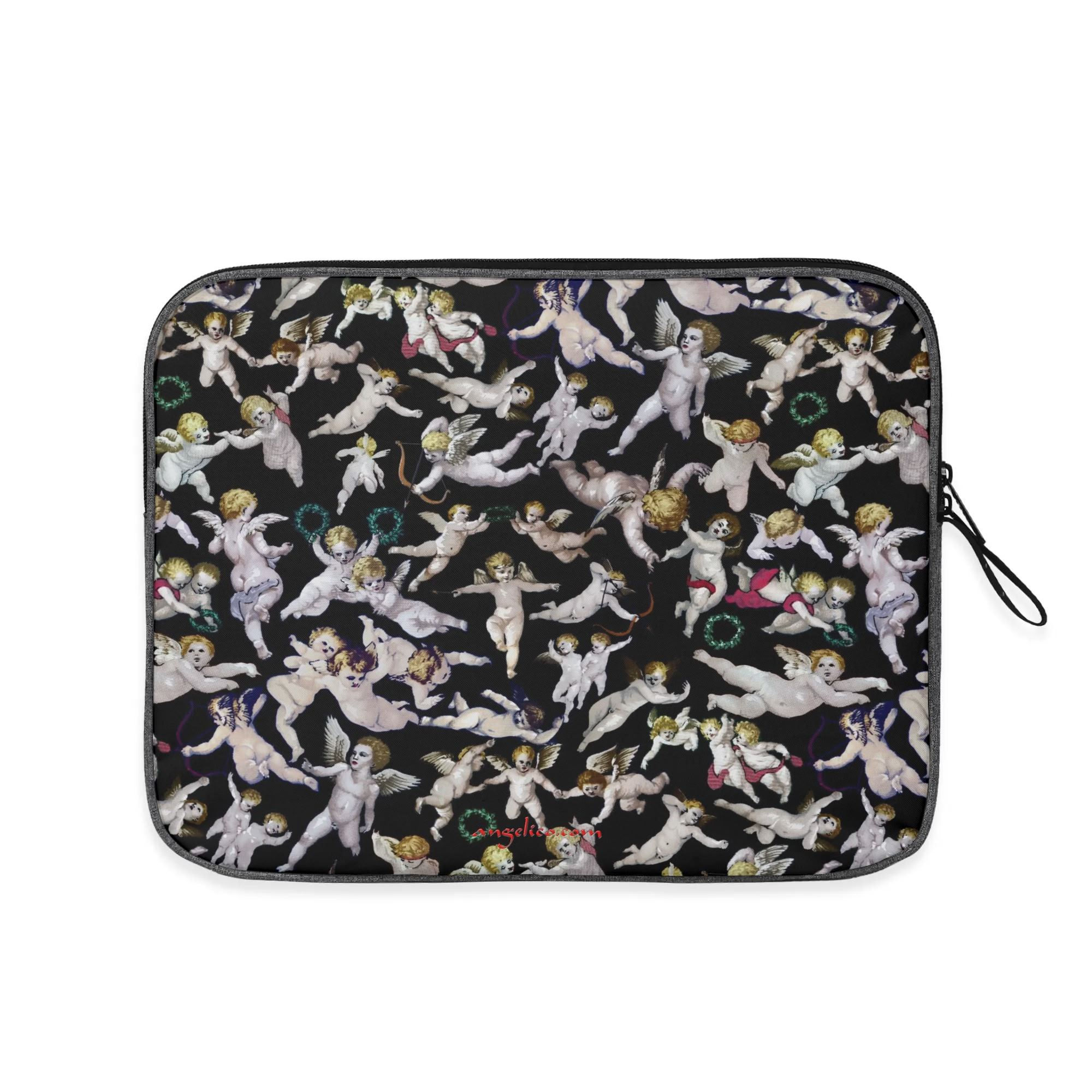 Laptop-Tablet Hülle Engel schwarz