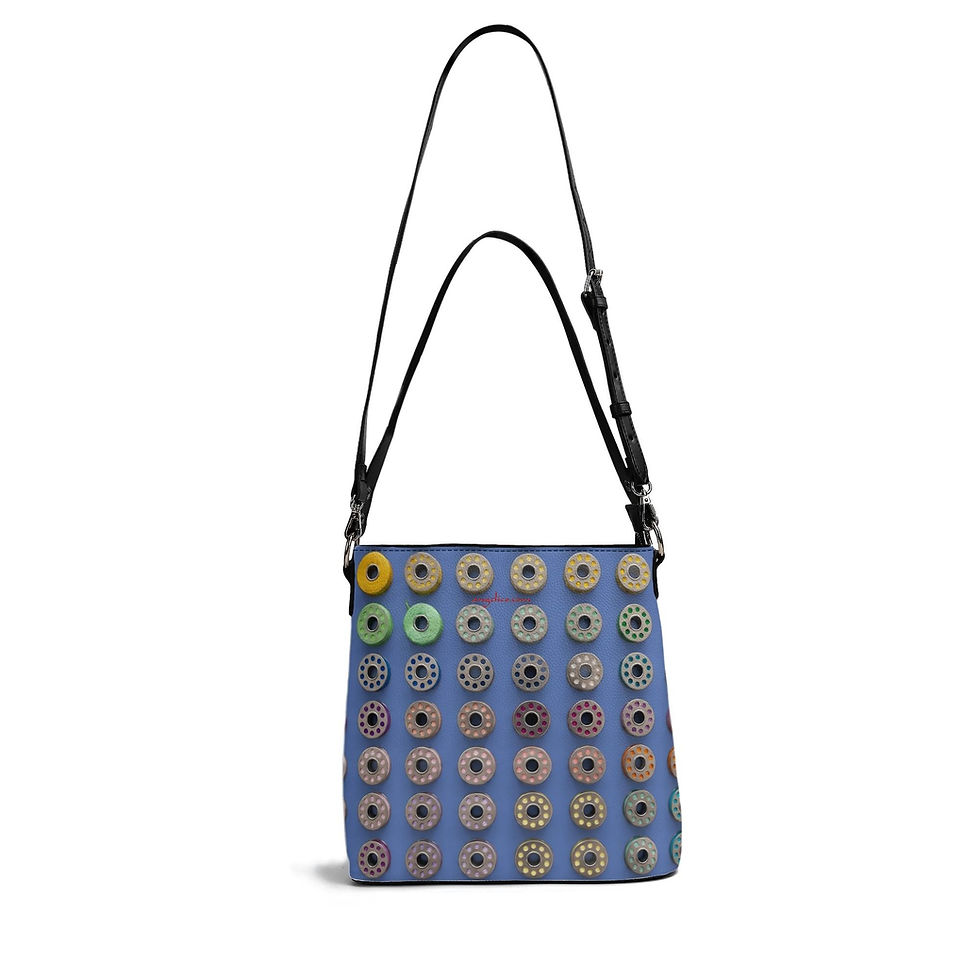 Miniaturbild: Beuteltasche Bobine hellblau