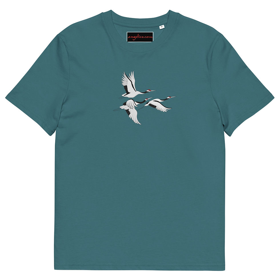 Thumbnail: Organic Cotton T-Shirt Cranes