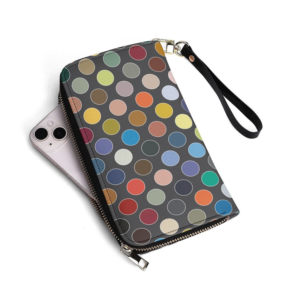 Miniaturbild: Brieftasche ZIP Tupfen multicolor