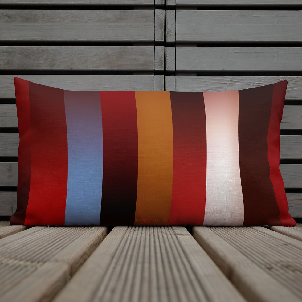 Thumbnail: Deco Cushion Stripes dégradé