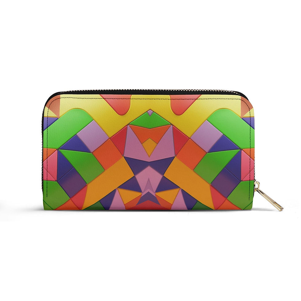 Brieftasche ZIP Kaleidoskop