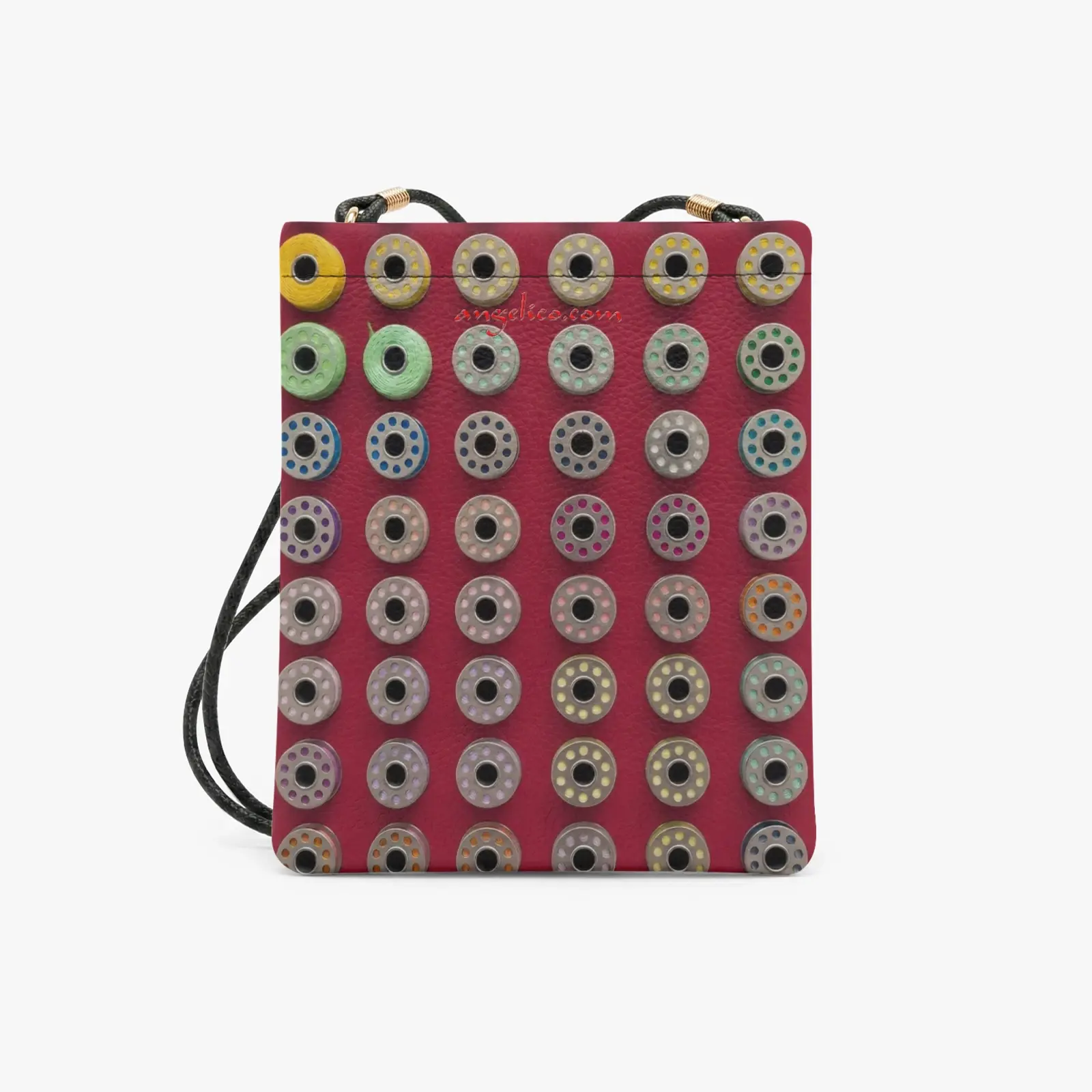 Mini Umhängetasche Bobine bordeaux