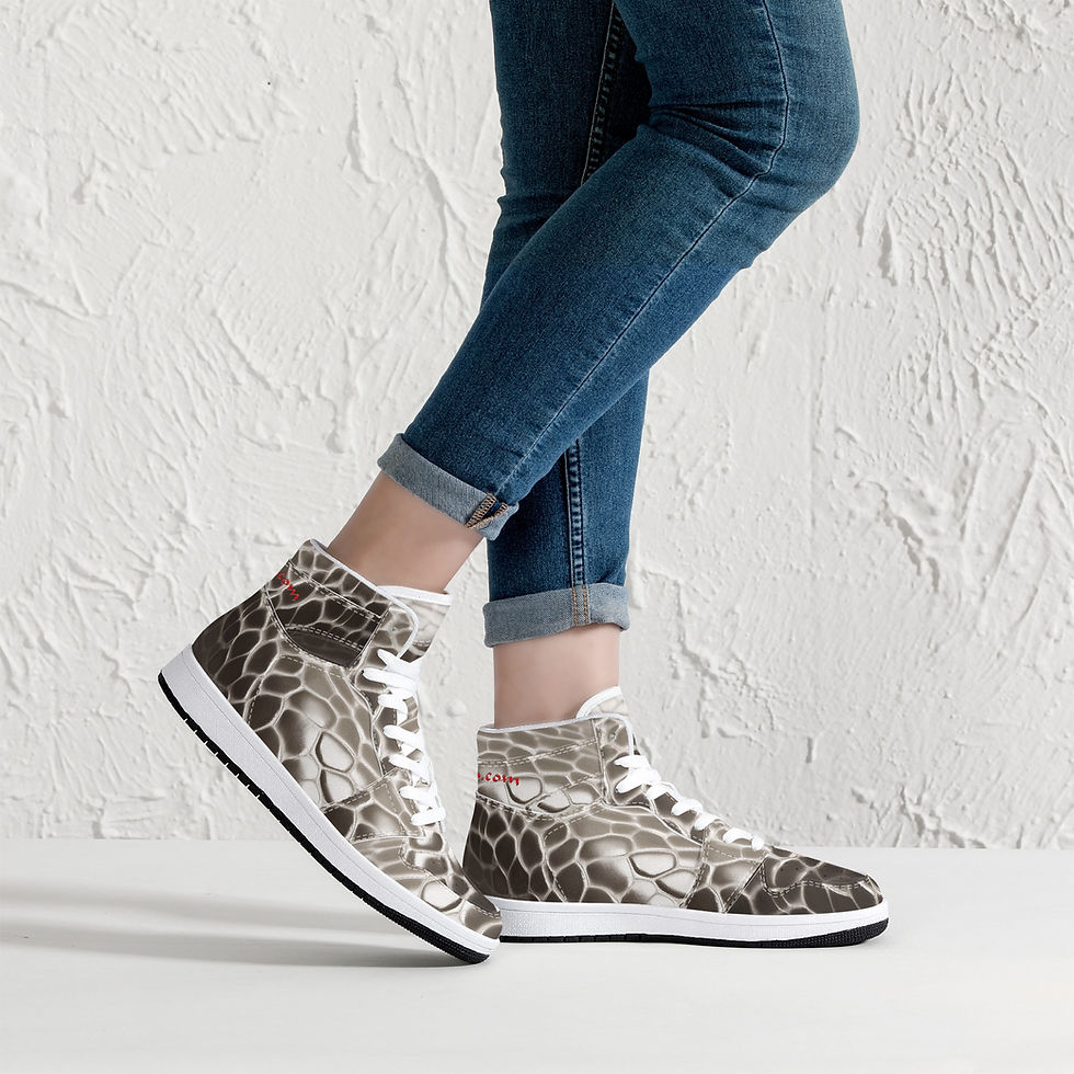 Miniaturbild: Sneakers Damen Highflyer Schlangenhaut