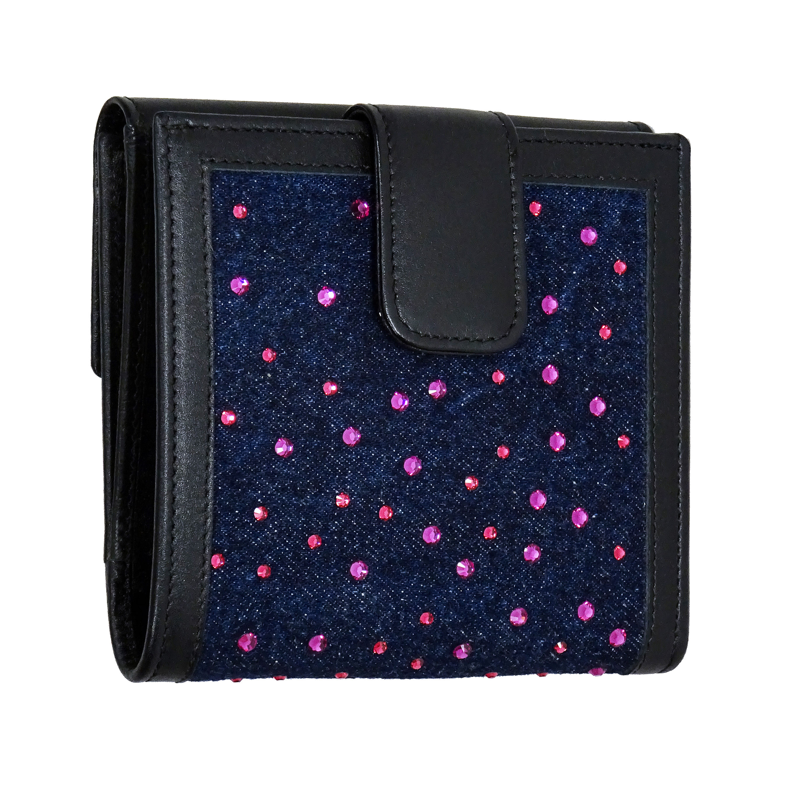 Wallet Maxi Jeans with SWAROVSKI Crystals
