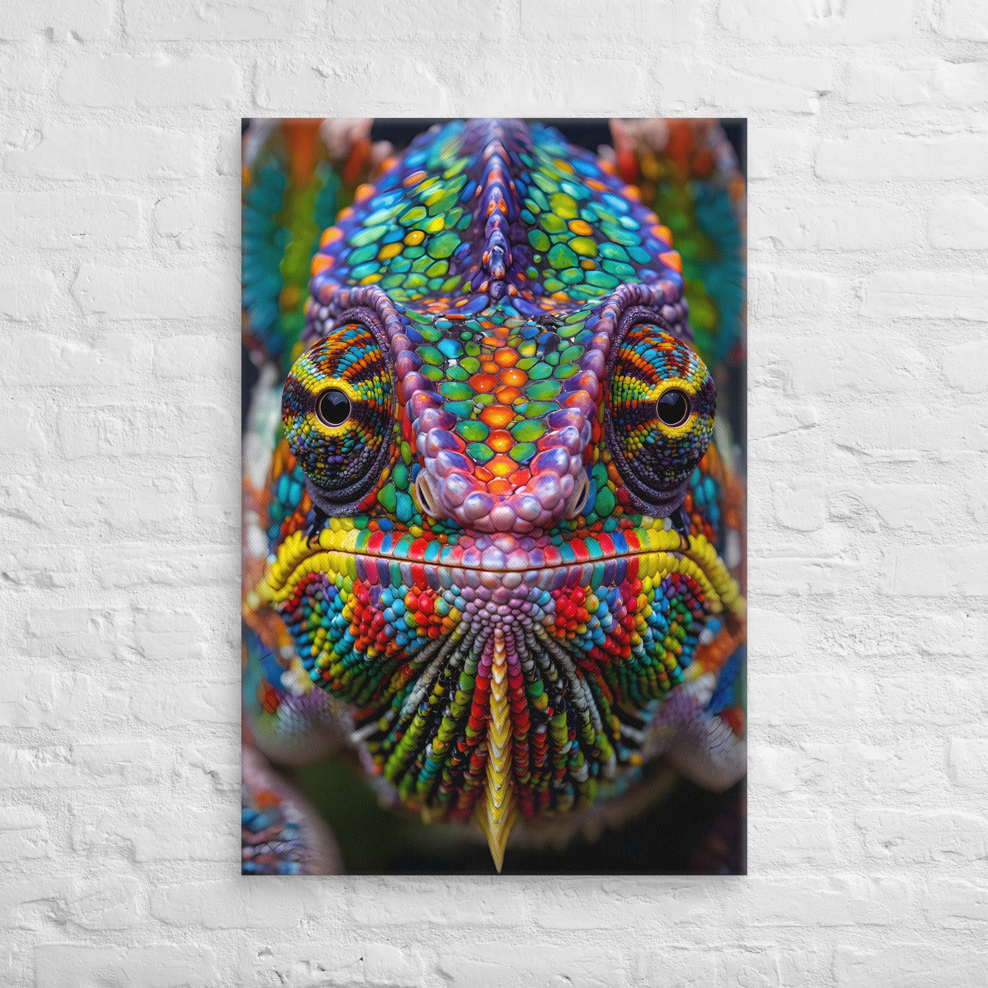 Wandbild Chameleon