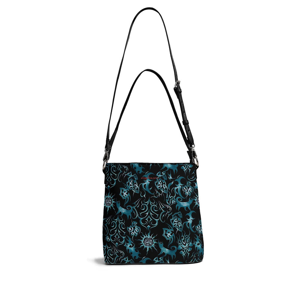 Miniaturbild: Beuteltasche Tattoo schwarz