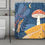 Thumbnail: Duschvorhang Traumpilz marine