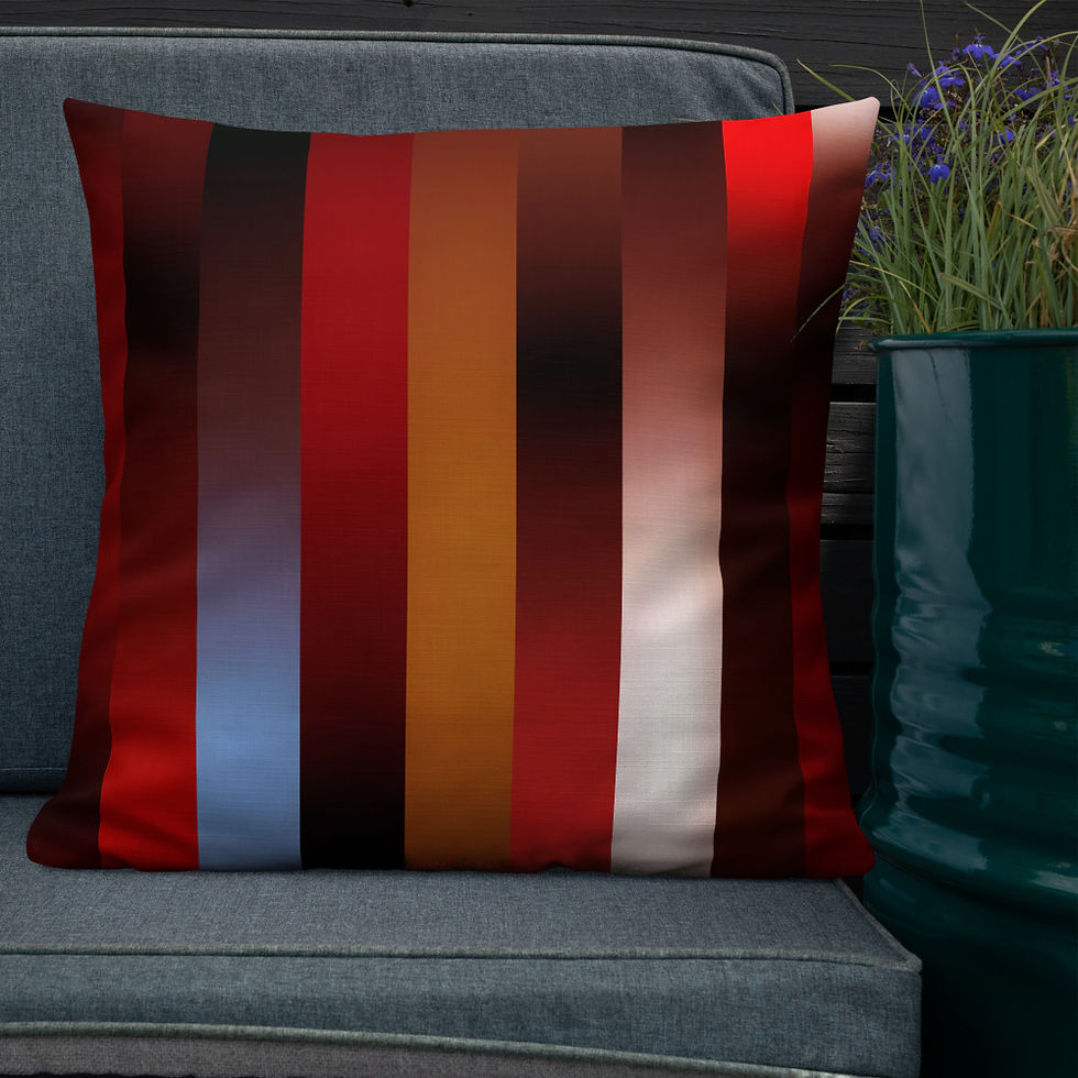 Thumbnail: Deco Cushion Stripes dégradé