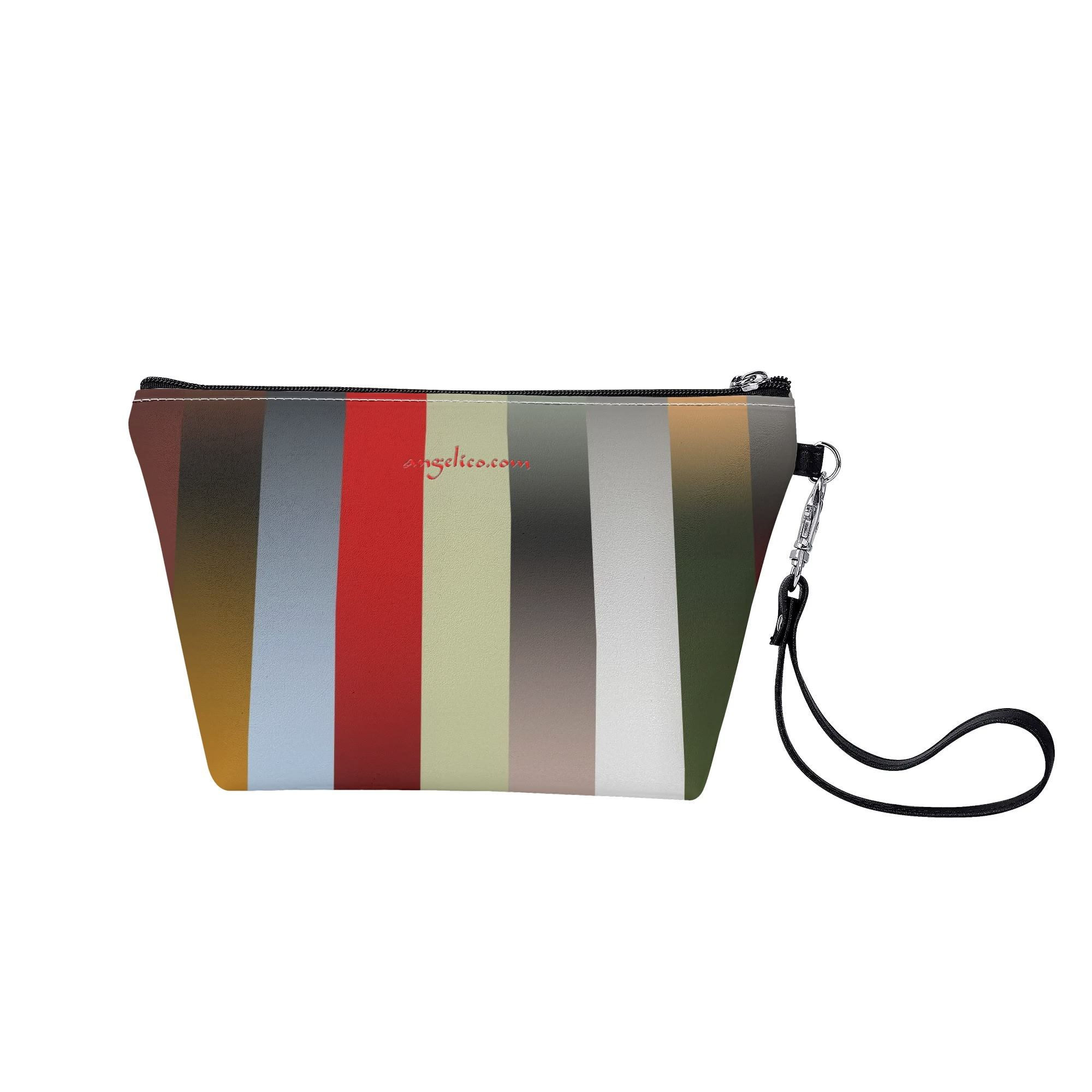 Kosmetiktasche Streifen dégradé rot