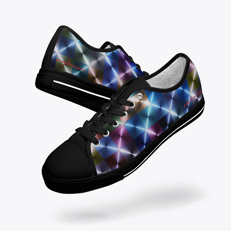 Sneakers Damen Basic1 Metall-Reflex blau