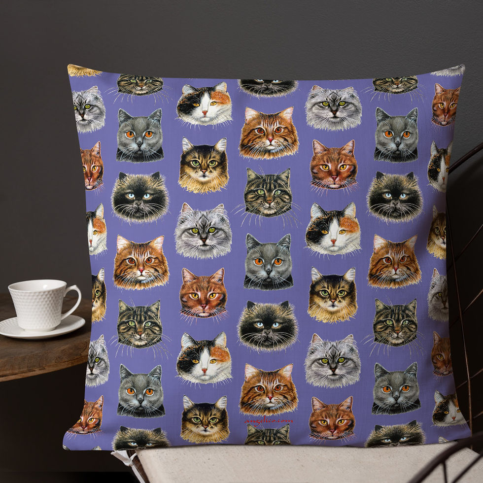 Miniaturbild: Deko-Kissen Katzen