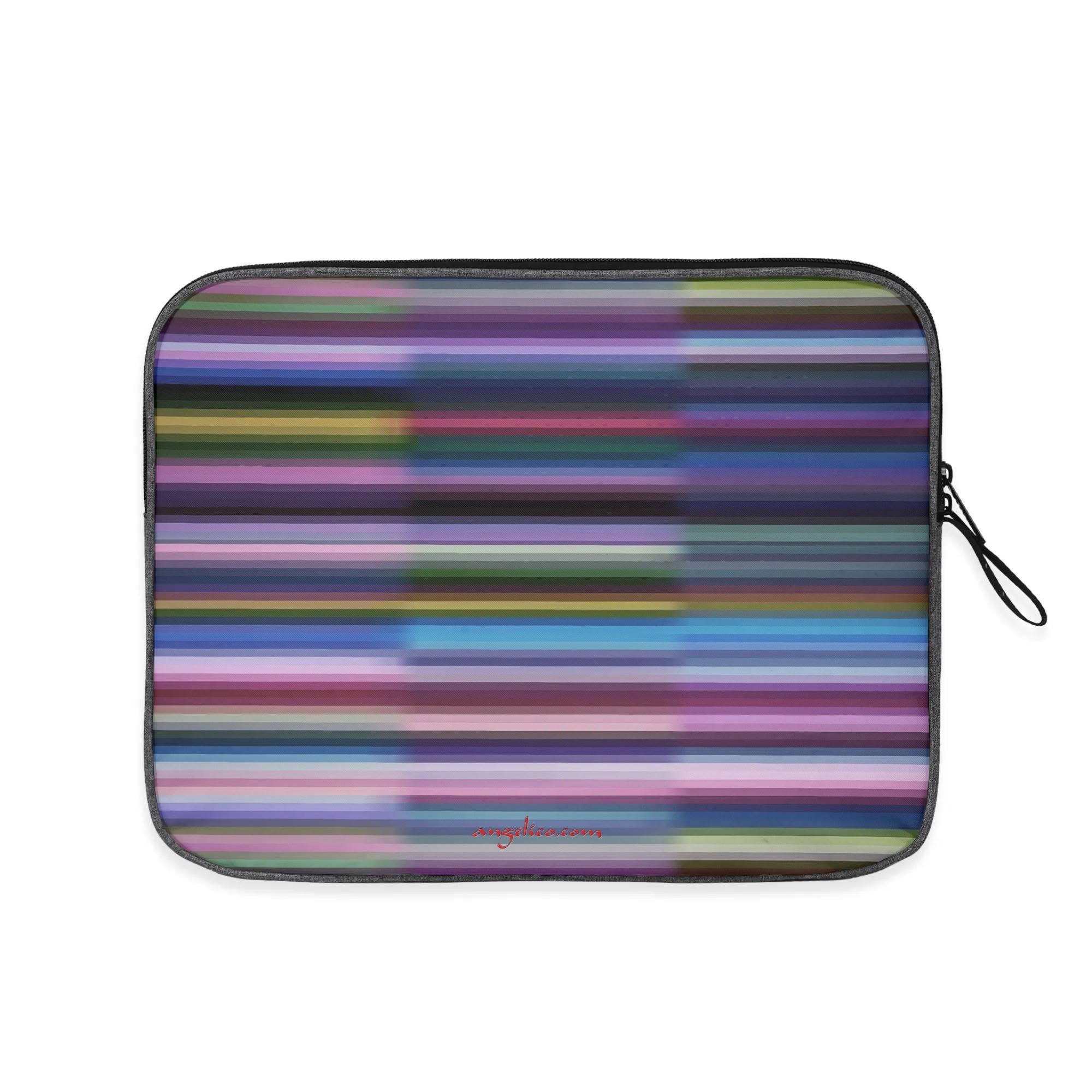 Laptop-Tablet Hülle Streifen dégradé blur blau