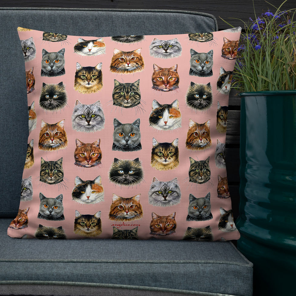 Miniaturbild: Deko-Kissen Katzen