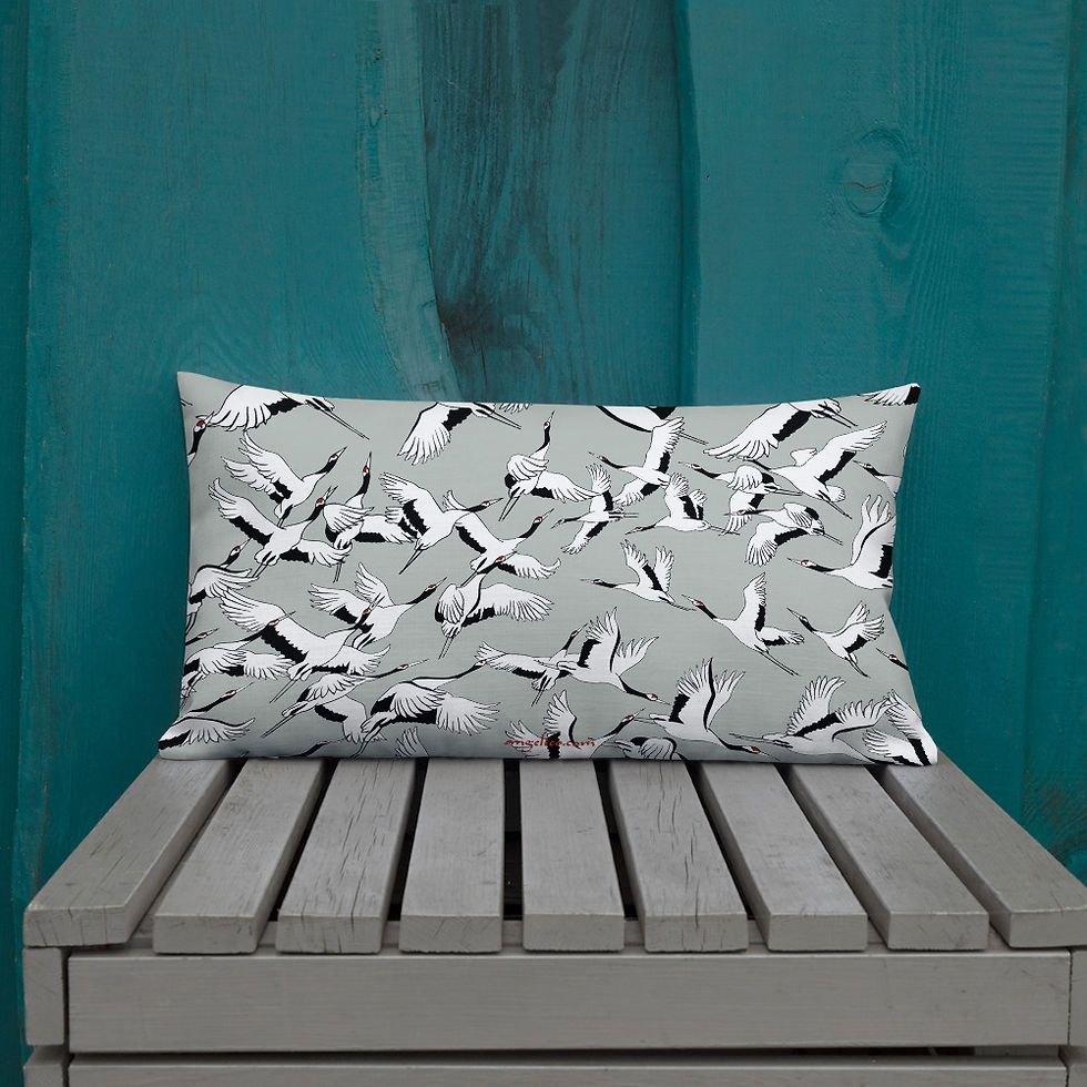 Thumbnail: Deco Cushion Cranes