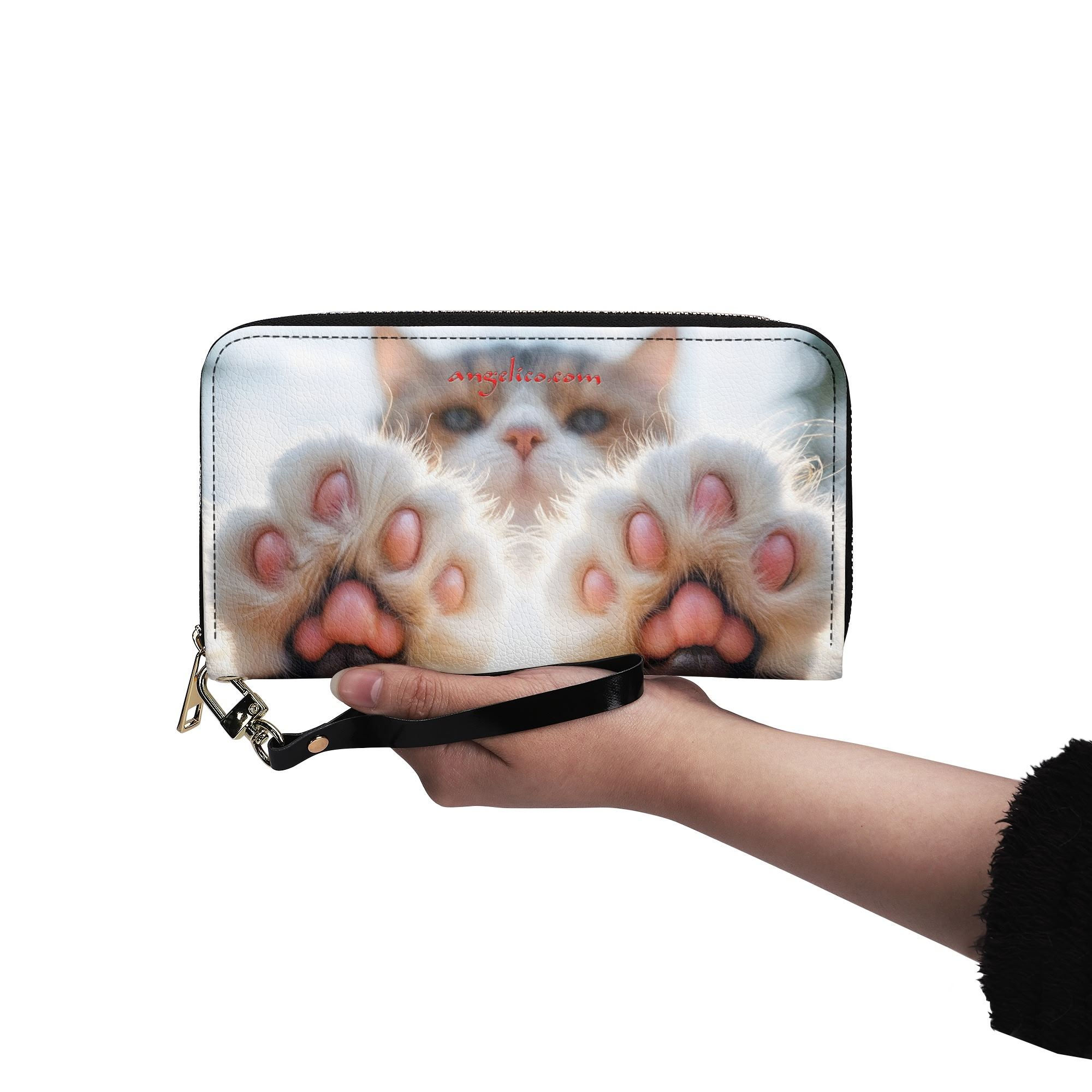 Brieftasche ZIP Katzenpfoten