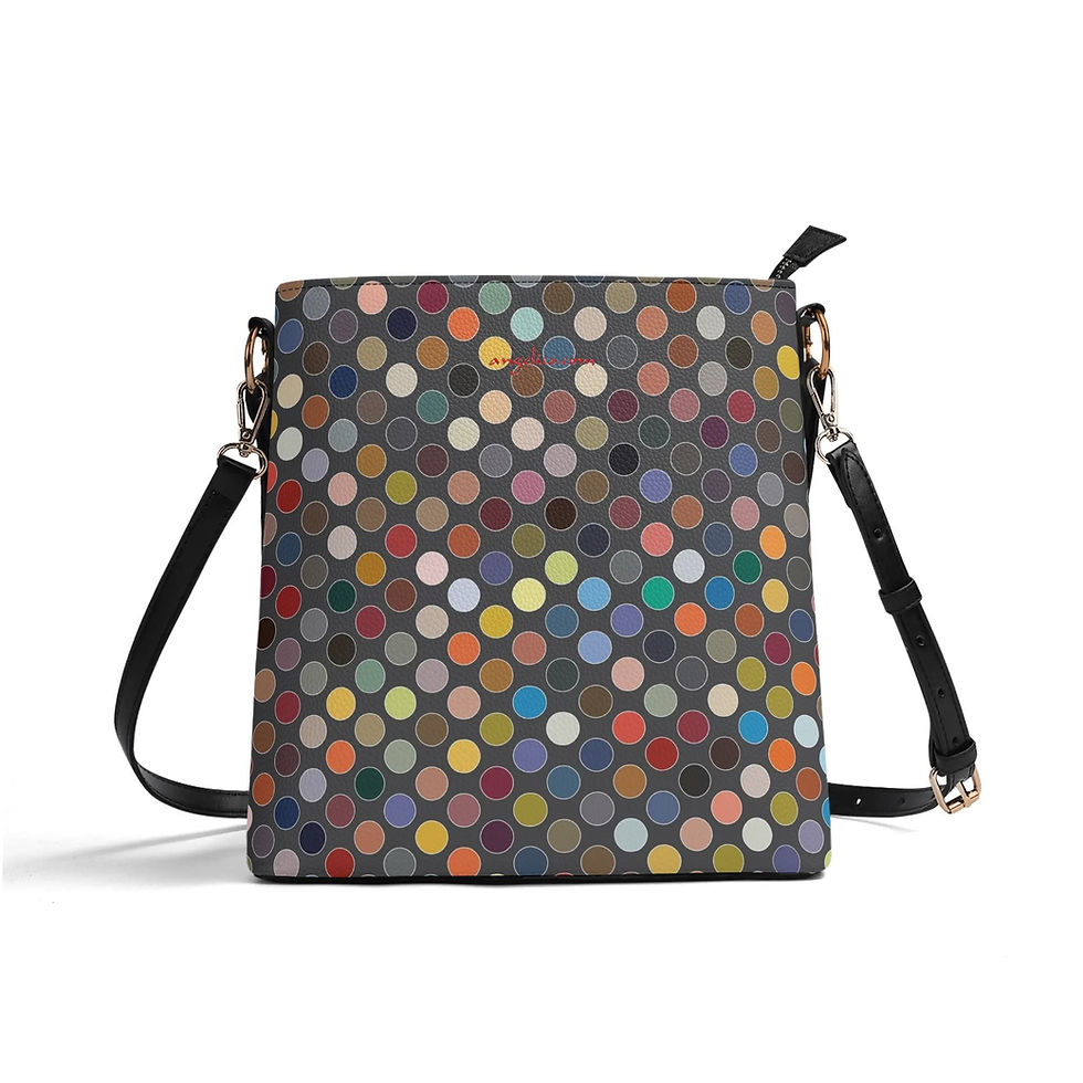 Beuteltasche Tupfen multicolor