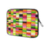 Laptop-Tablet Hülle Kleine Farbfelder orange