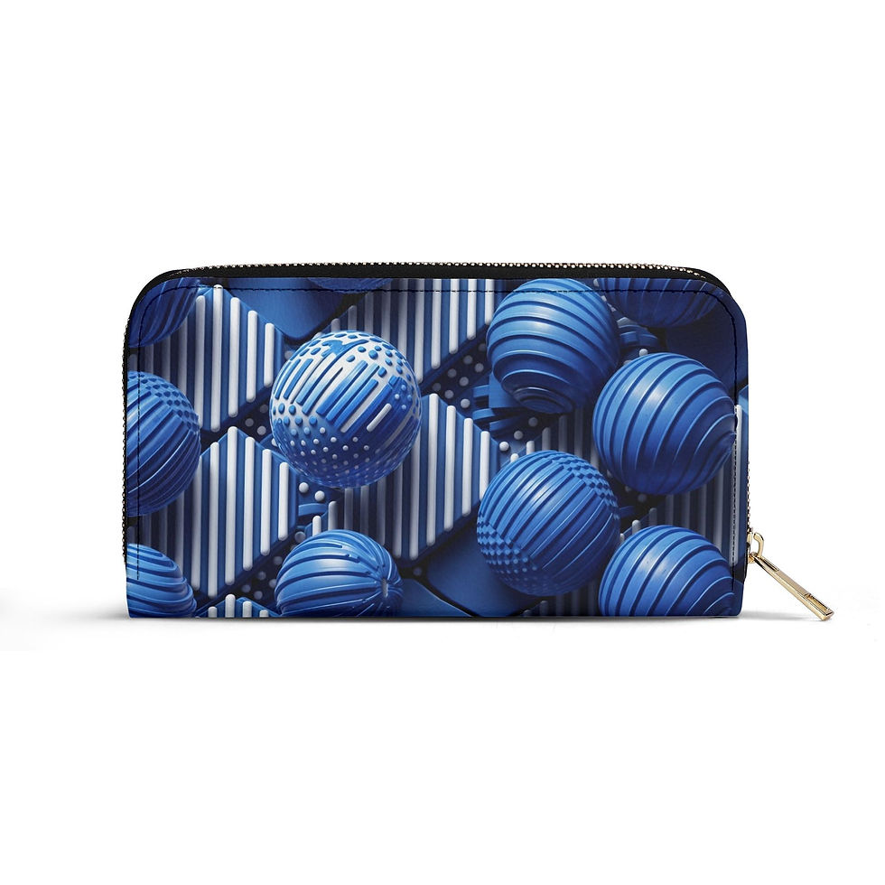 Brieftasche ZIP Kugelmosaik