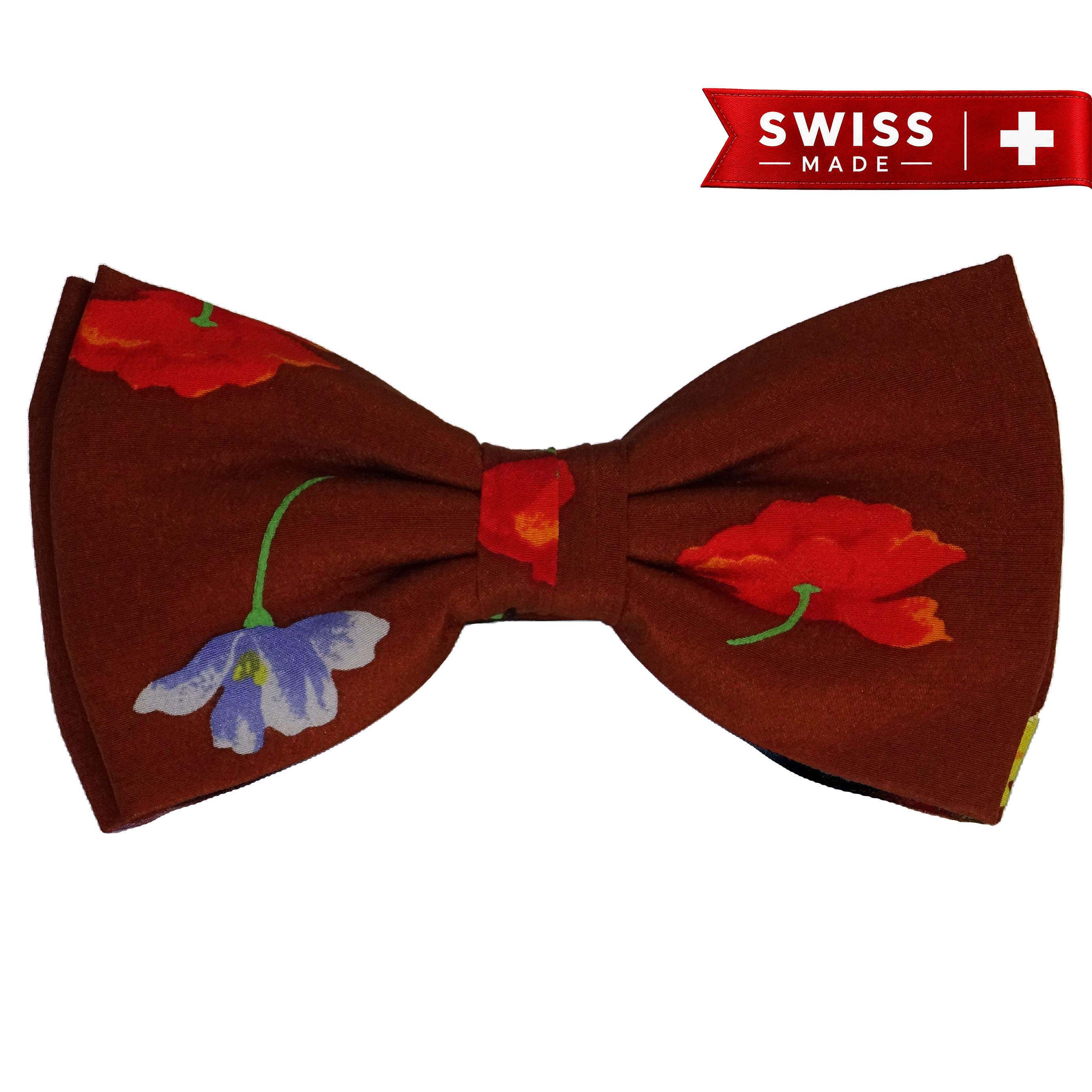 Seidenfliege Mohnblume rostbraun