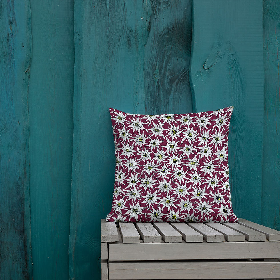 Thumbnail: Deco Cushion Edelweiss
