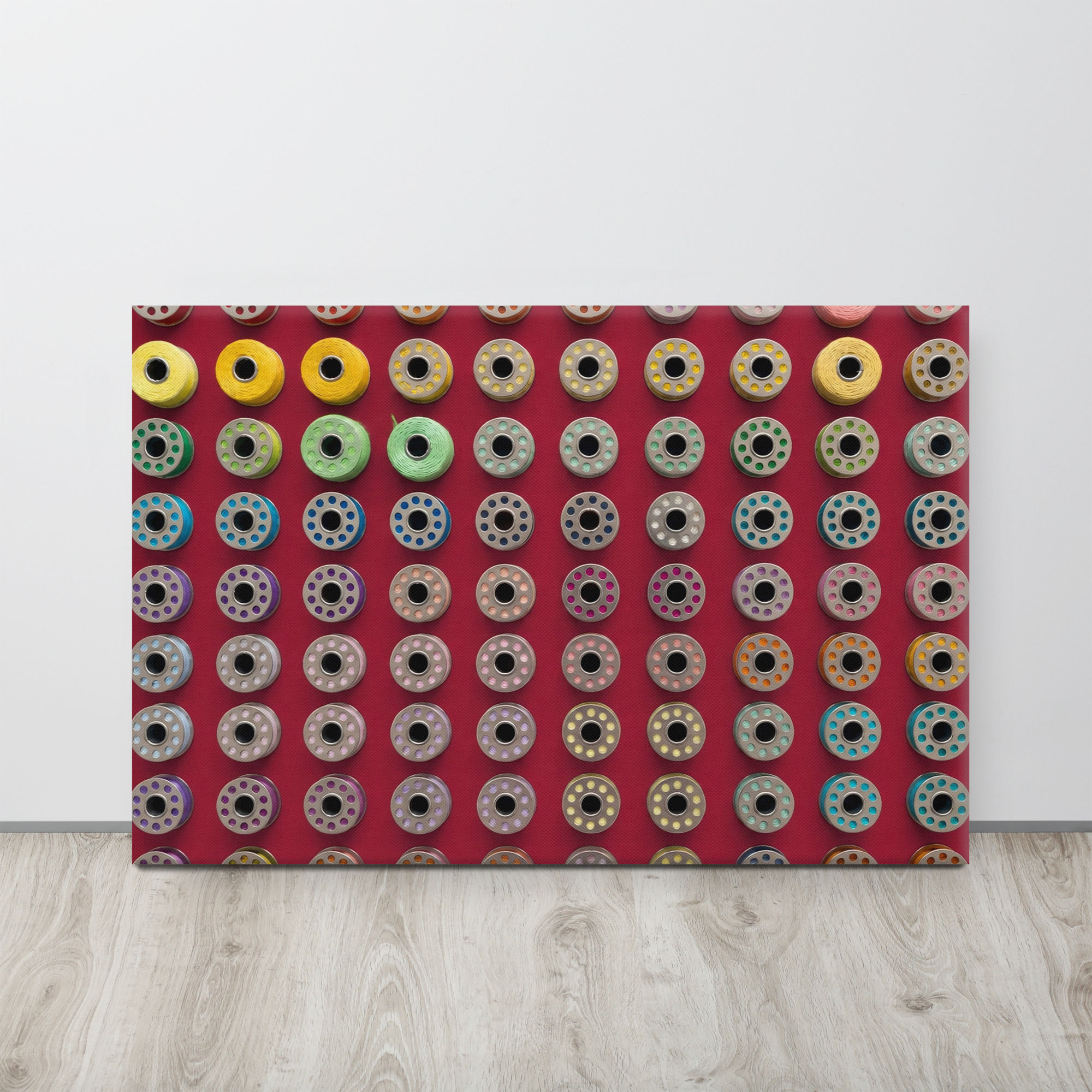 Wandbild Bobine bordeaux