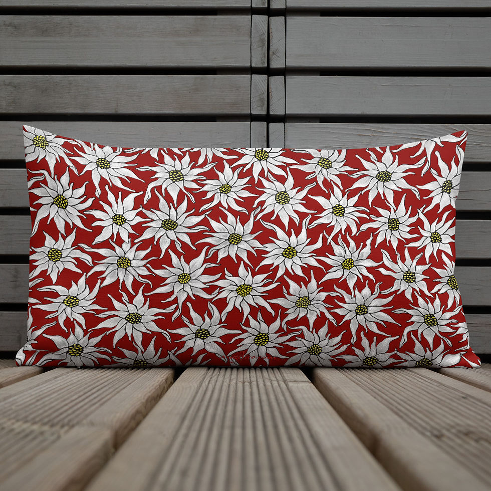 Thumbnail: Deco Cushion Edelweiss