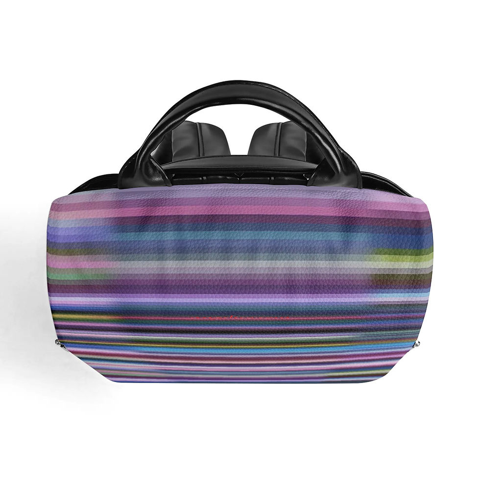 Thumbnail: Rucksack Streifen dégradé blur blau