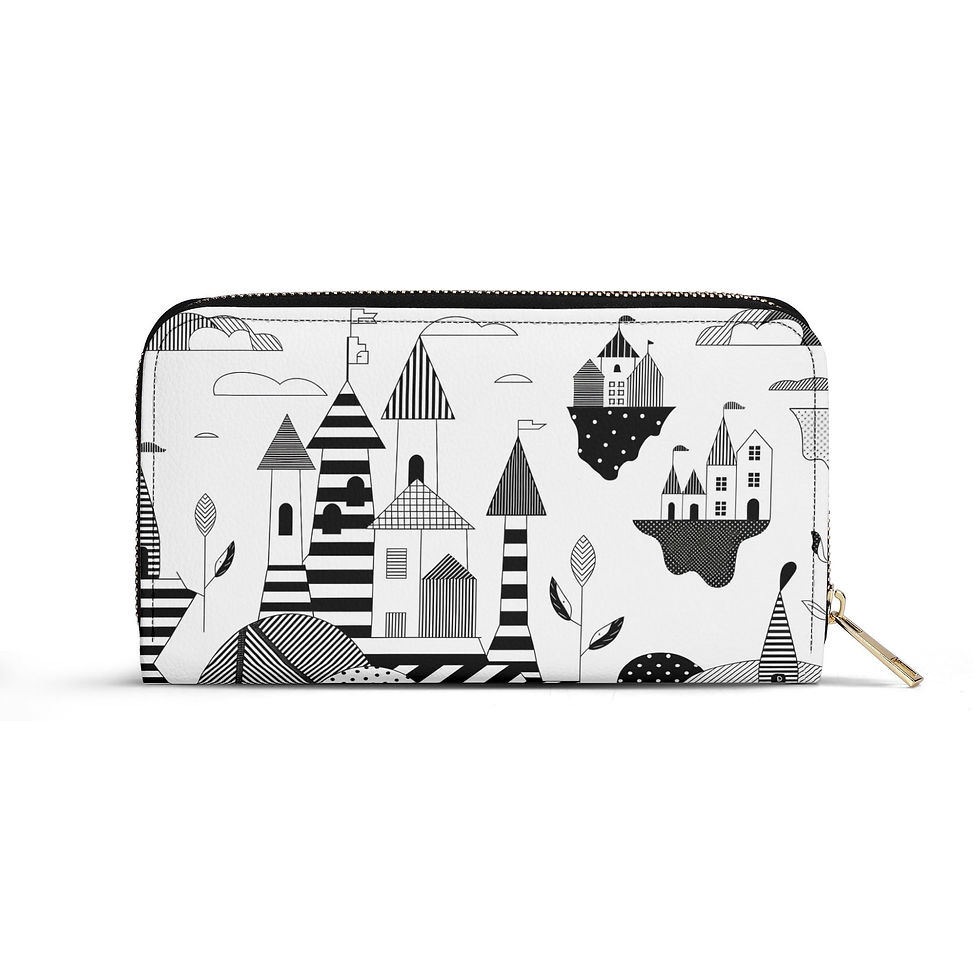 Brieftasche ZIP Luftschlösser