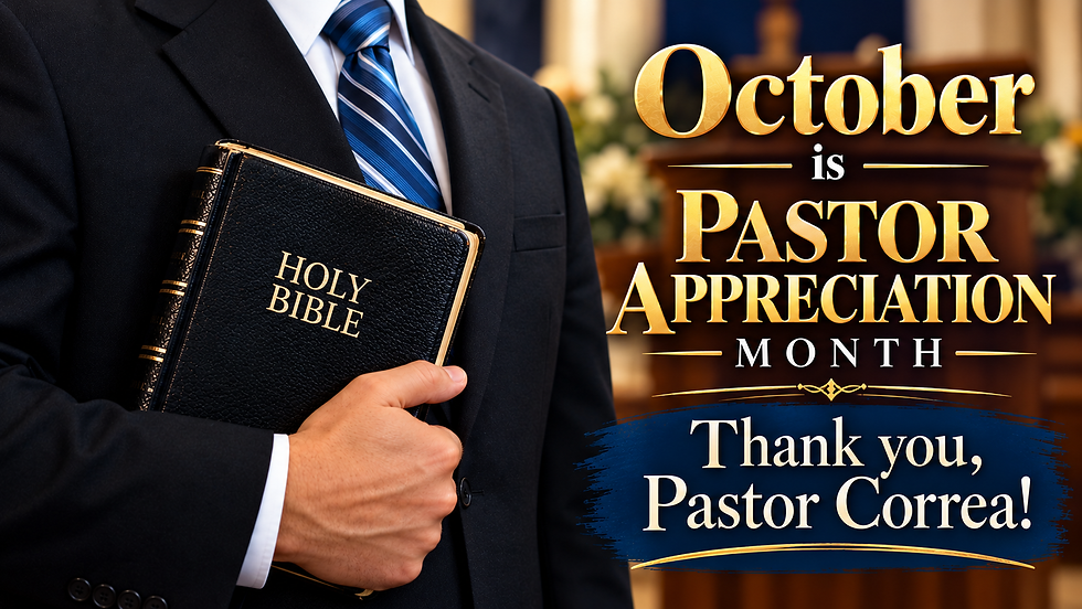 Pastor Appreciation Month Tribute