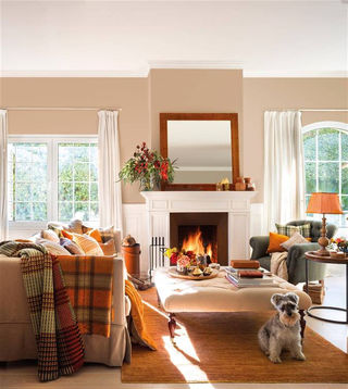 Aquà tienes 5 consejos para decorar tus interiores durante el invierno: