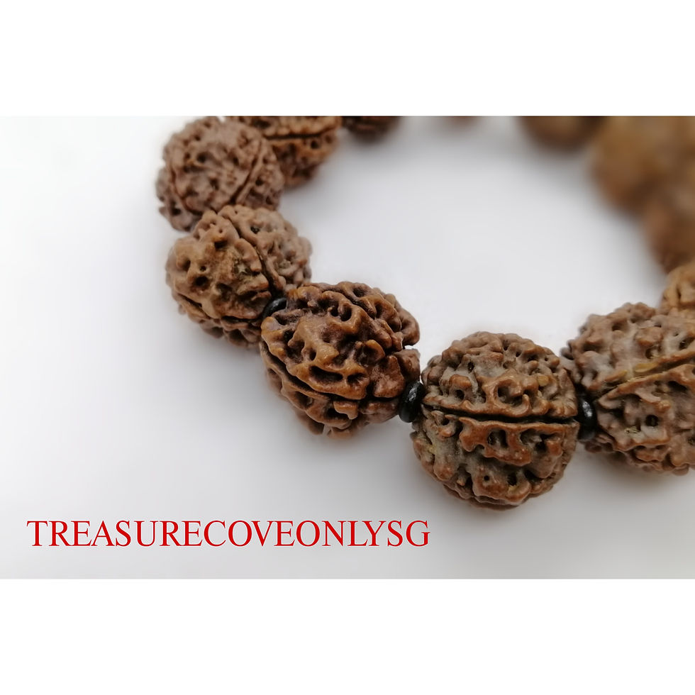 Thumbnail: Nepal Rudraksha 5-Face Bodhi Bracelet 尼泊尔五瓣金刚菩提手串