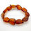 Thumbnail: Natural Sakura Blood Amber Irregular Beads Bracelet - HP05160405