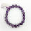 Thumbnail: Unique Amethyst 10mm Round Bracelet - C241187(20)