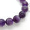 Thumbnail: Unique Amethyst 10mm Round Bracelet - C241187(20)