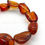Thumbnail: Natural Sakura Blood Amber Irregular Beads Bracelet - HP05160405